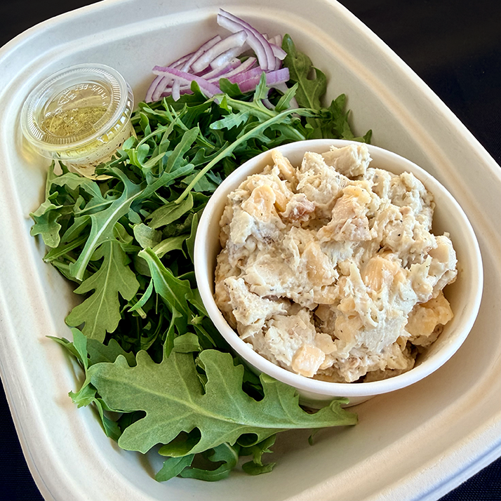 Cheddar Bacon Ranch Chicken Salad (or Sandwich) (GF)