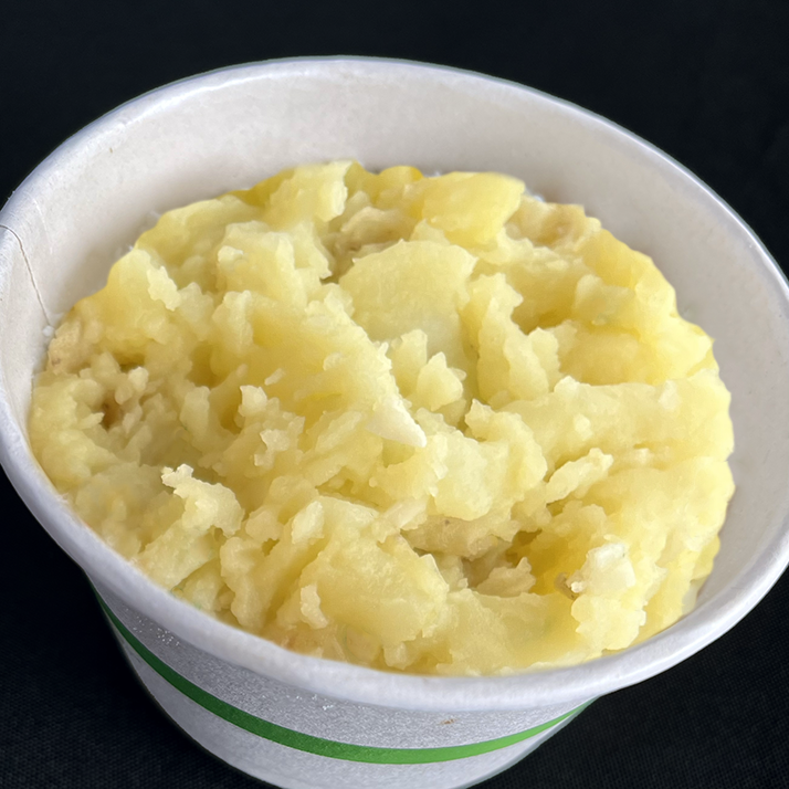 Garlic Smashed Potatoes (GF, DF, V)