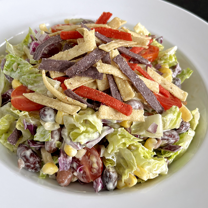 Mexican Chopped Salad with Avocado Ranch (GF, Veg)