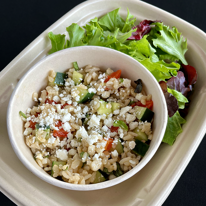 Brown Rice and Barley Salad (Veg)