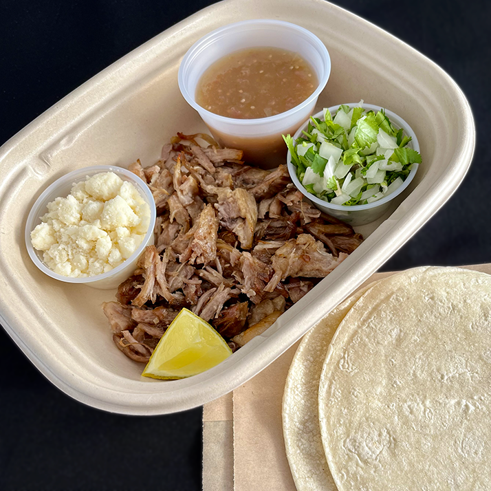 Tacos de Carnitas with Salsa Verde (GF)