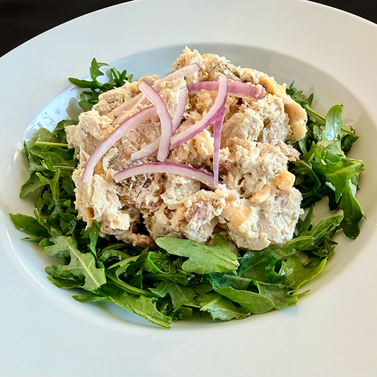 Cheddar Bacon Ranch Chicken Salad (or Sandwich) (GF)