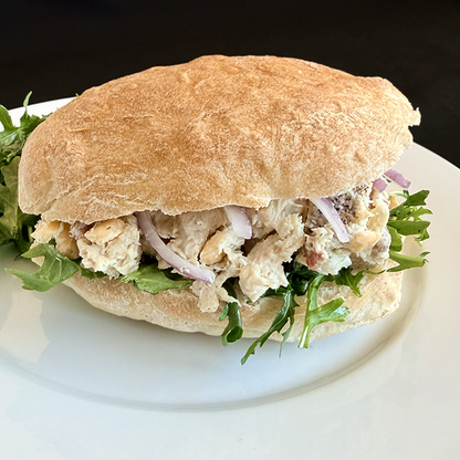 Cheddar Bacon Ranch Chicken Salad (or Sandwich) (GF)