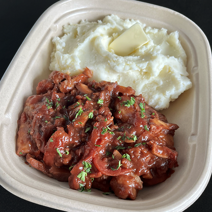 Balsamic Chicken with Mashed Potatoes