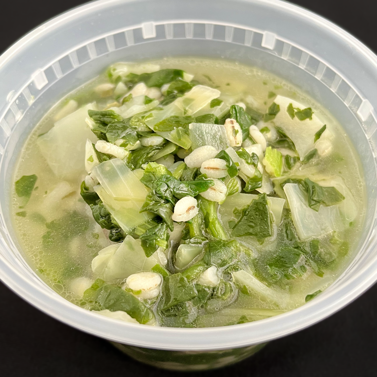 Barley Soup al Verde (DF, Veg)