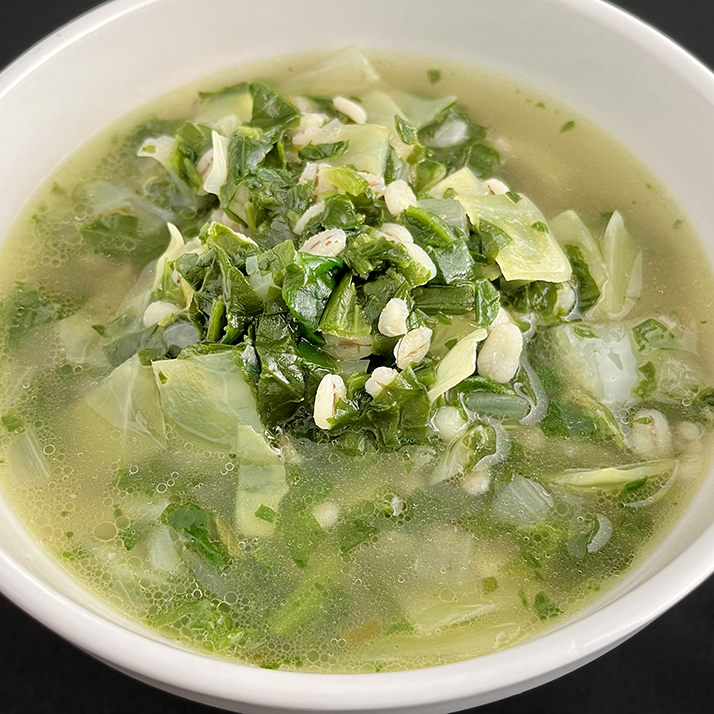Barley Soup al Verde (DF, Veg)