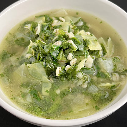 Barley Soup al Verde (DF, Veg)
