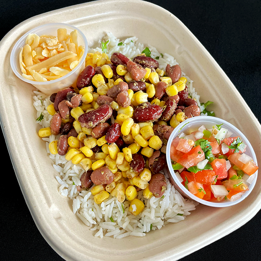 Bean and Rice Burrito Bowl (GF, Veg)