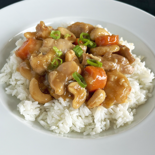 Cashew Chicken with Rice (GF, DF)