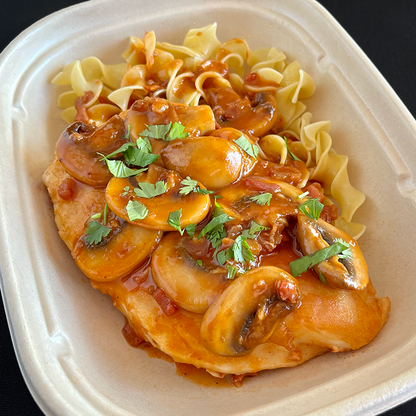 Chicken Marsala with Noodles