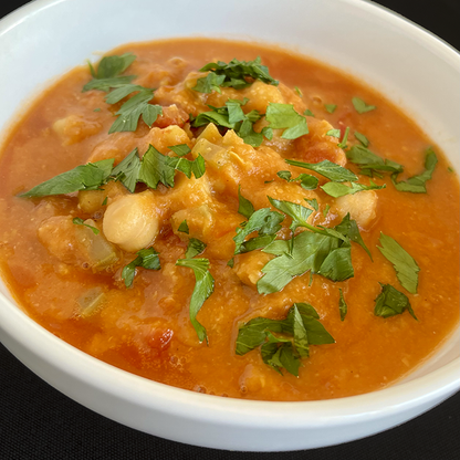 Moroccan Lentil and Chickpea Soup (GF, DF, Veg)