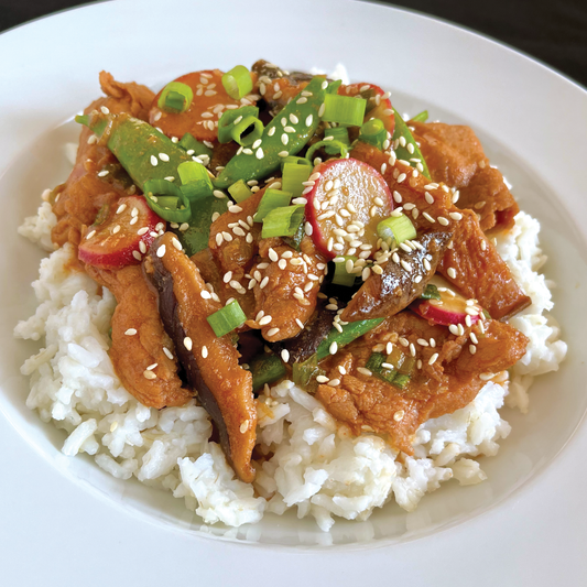 Pork Bulgogi with Stir-Fried Vegetables (GF, DF)