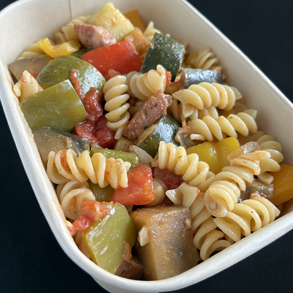 Ratatouille Rotini with Chicken Sausage (DF)