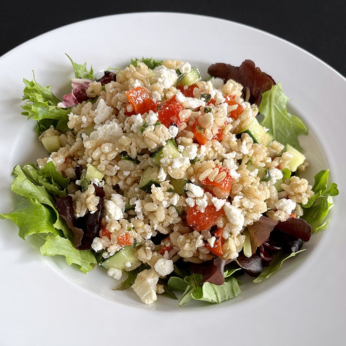 Brown Rice and Barley Salad (Veg)
