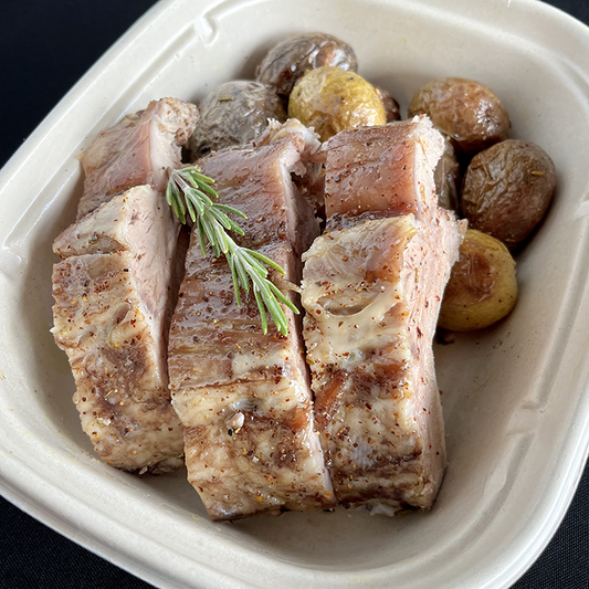 Rosemary and Lemon Pork Ribs with Herb-Roasted Potatoes (GF, DF)