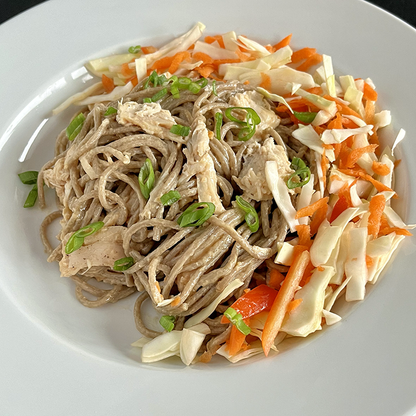 Sesame-Peanut Noodles with Chicken (DF)
