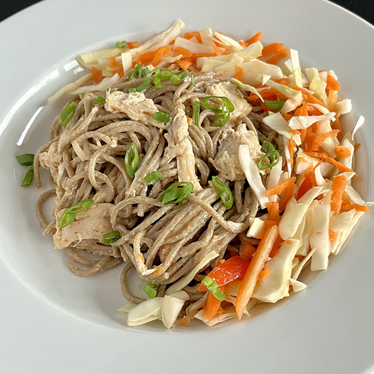 Sesame-Peanut Noodles with Chicken (DF)