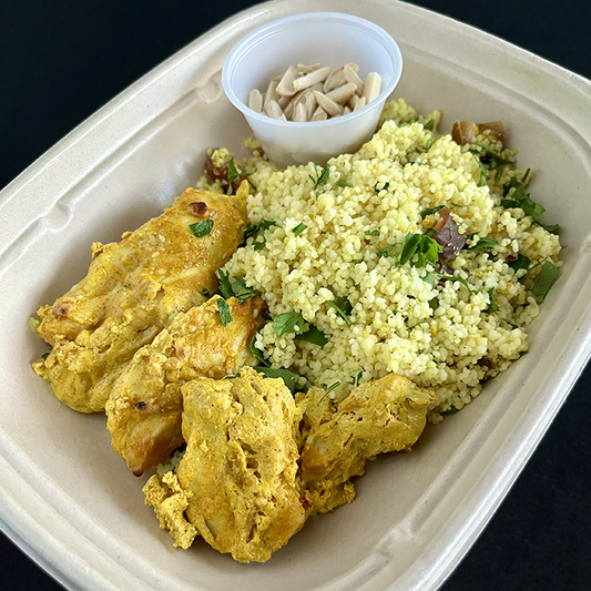 Tandoori-Style Chicken with Couscous and Almonds