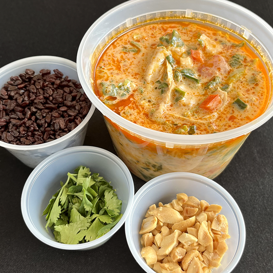Thai Chicken and Black Rice Soup (GF, DF)