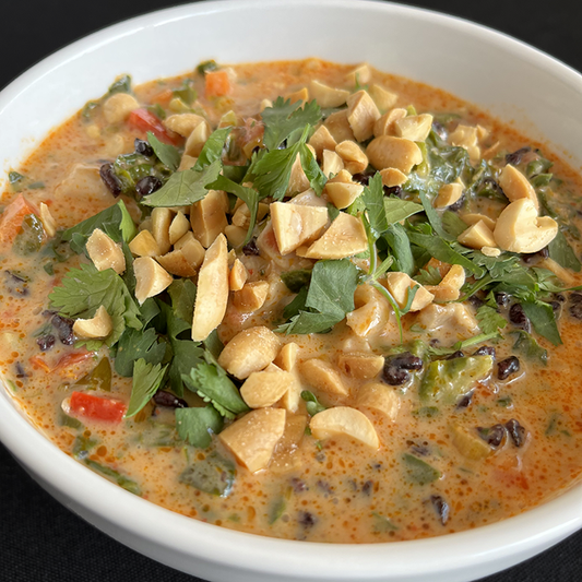 Thai Chicken and Black Rice Soup (GF, DF)