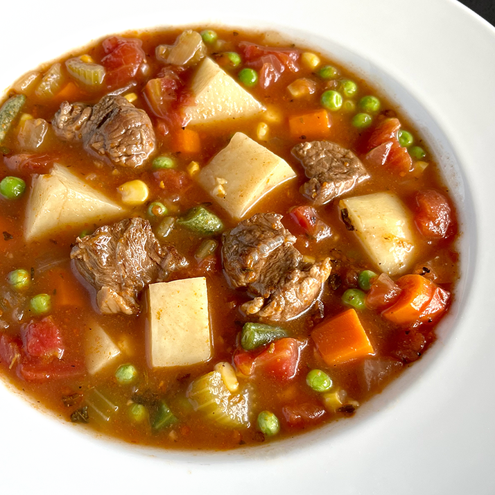 Vegetable Beef Soup (GF, DF)